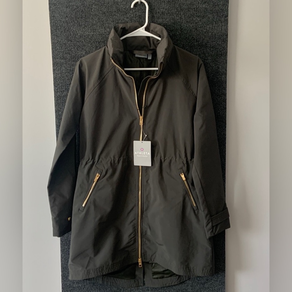 Athleta Mist Rain Jacket, Size Small NWOT